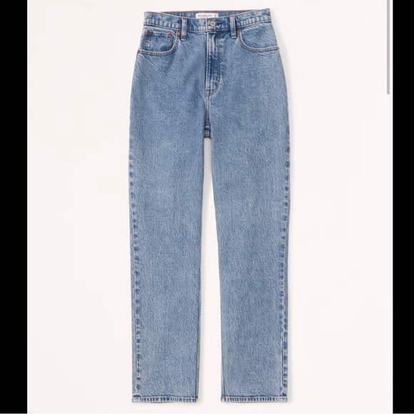 Abercrombie & Fitch Denim - Abercrombie & Fitch curve love ultra high rise 90’s straight jean